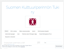 Tablet Screenshot of kulttuuriperinnontuki.com